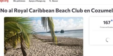 RECOLECTAN FIRMAS: Van cozumeleños contra club de playa del Royal Caribbean