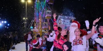 Inaugura Mara las Villas Navideñas en Malecón Tajamar