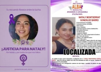 Demandan Colectivos feministas justicia tras hallazgo de Nataly Monserrat en Cancún