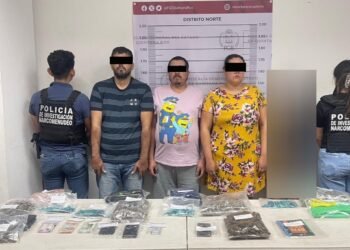 Captura la Fiscalía de Quintana Roo a ocho personas por narcomenudeo en Cancún