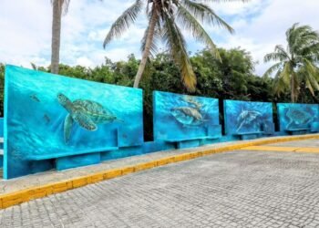 Promueven cuidado ambiental a través del arte en Isla Mujeres