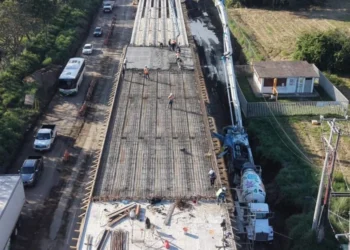 Avance del 50% en distribuidor vial de acceso al Puerto de Veracruz