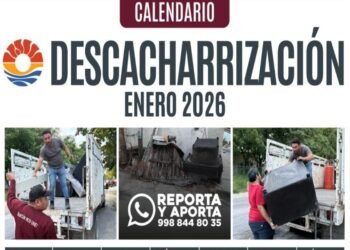 Publica Ayuntamiento calendario de descacharrización para enero en Cancún