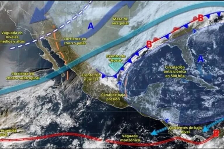 Clima en México: El golpe doble del frente frío 27 y la tormenta invernal