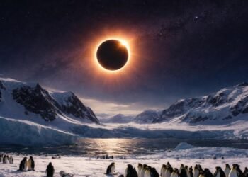 El eclipse solar más exclusivo del siglo: Solo dos minutos de “anillo de fuego” en la Antártida