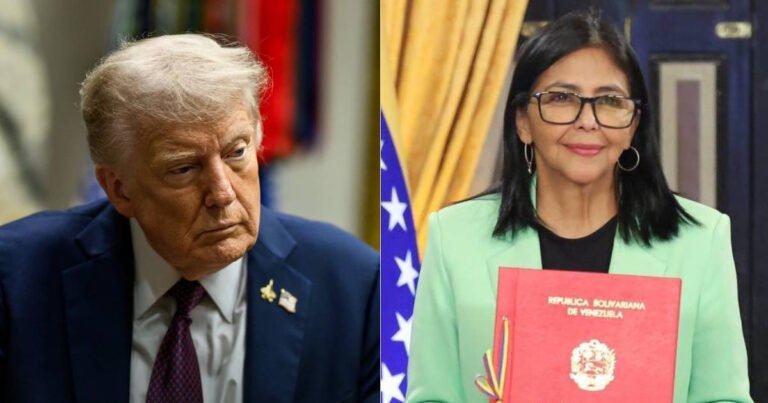 El gobierno que manda: Delcy Rodríguez desafía la autoproclamación de Donald Trump