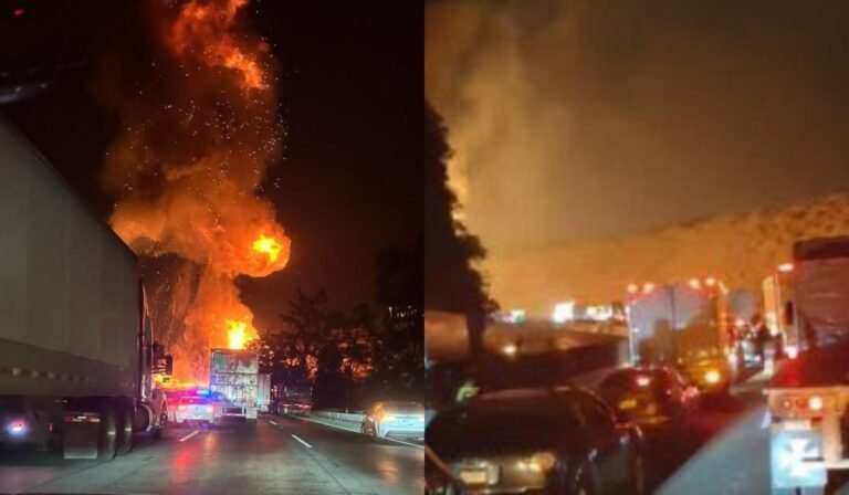 El infierno en el kilómetro 80: ¿Por qué la explosión de la pipa cerró la México-Querétaro?