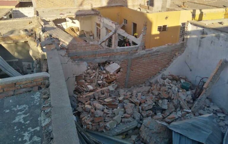 Explosión de gas en Aguascalientes colapsa viviendas; la fragilidad estatal expuesta