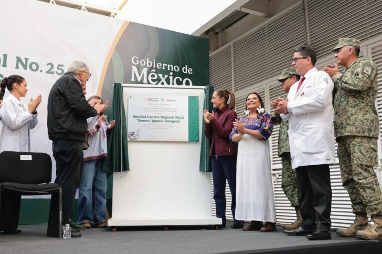 Hospital Ignacio Zaragoza: La presidenta Sheinbaum inaugura el relevo de la Clínica 25