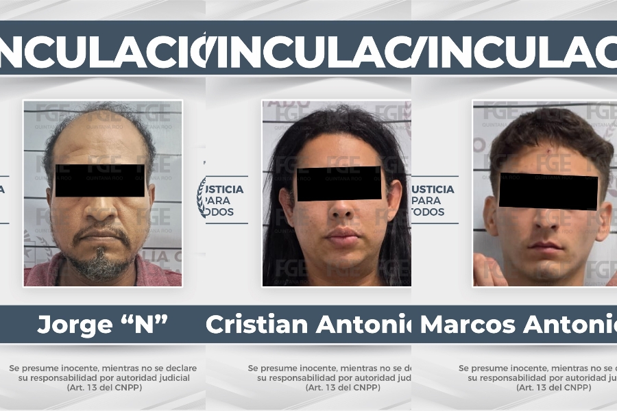 Vinculan a proceso a tres por extorsión en Playa del Carmen