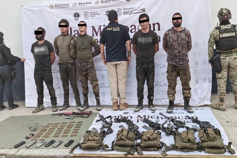 Michoacán: 12 detenidos en una jornada crítica para el Plan de Paz 2026