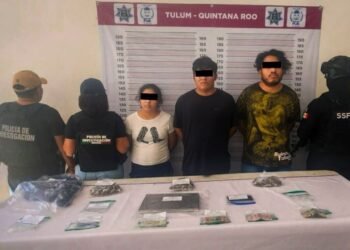 TULUM: Caen 3 narcomenudistas vinculados a robos con violencia