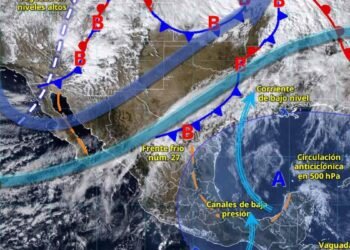 Norte fuerte: Previsión extrema en Golfo de México e Istmo (27/enero/2026)