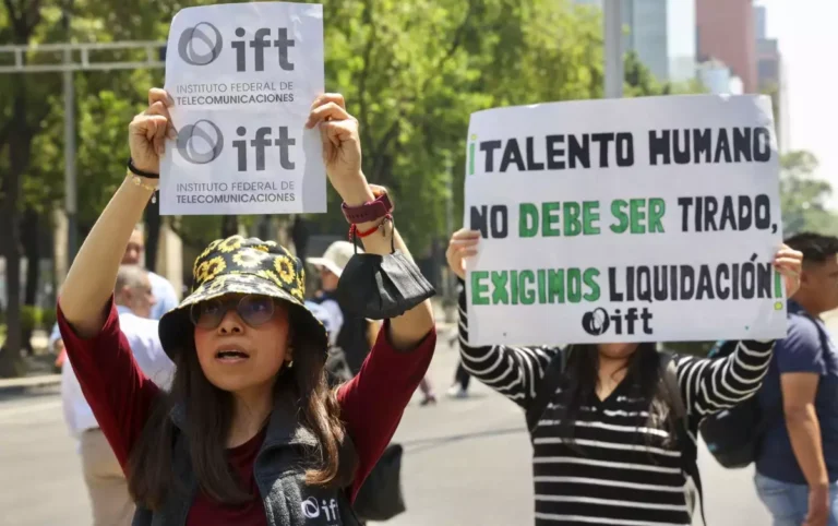 Reclamo de ex trabajadores del IFT por indemnización no pagada