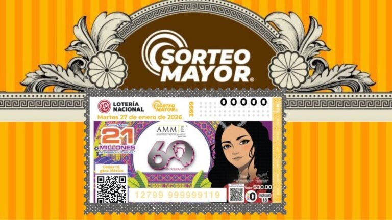 Resultados oficiales del Sorteo Mayor 3999 y números ganadores