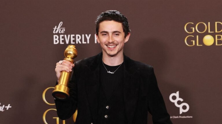 Timothée Chalamet gana su primer Globo de Oro: El discurso que rompió cuatro años de espera