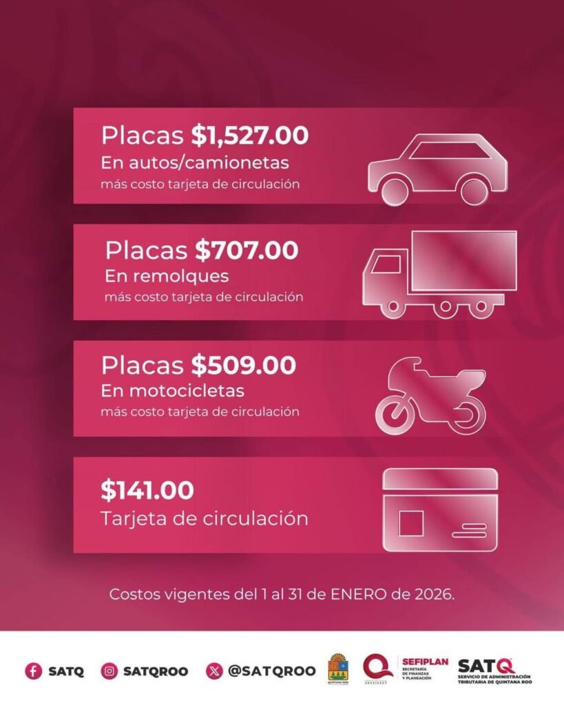 SATQ: Paraliza caída del sistema trámites vehiculares en Quintana Roo 2 WhatsApp Image 2026 01 02 at 12.52.59 PM 1