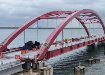 Puente Nichupté alcanza 93% de avance; refuerzos estructurales no representan riesgo, asegura la SICT