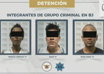 Detienen en Cancún a tres presuntos narcomenudistas ligados a homicidios en la región 248