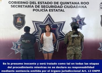 GOLPEA TAXISTA: Aseguran a mujer tras agredir a conductor en la SM 259 de Cancún