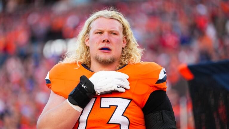 La jugada maestra de Denver: El tackle ofensivo Frank Crum de más de 2 metos anota un touchdown