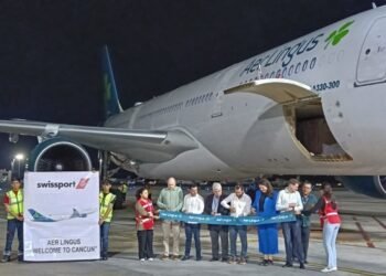VUELO HISTÓRICO: Inauguran primera ruta directa Cancún-Dublín (VIDEO)