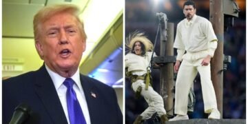 Donald Trump tilda de "repugnante" show de Bad Bunny en Super Bowl LX