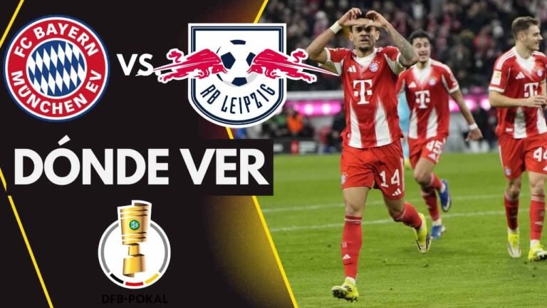 Dóndde ver DFB-Pokal: Bayern Múnich busca semifinales ante un RB Leipzig mermado