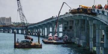 AVANCE GLOBAL DEL 94.2%: Puente Nichupté ya está totalmente unido, anuncia Mara