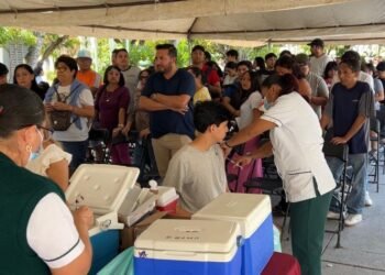EN DOS DÍAS: Aplican más de 2 mil vacunas antisarampión en Cancún