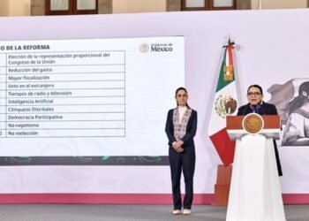 “CIERRA ESPACIOS A PRIVILEGIOS”: Respalda Morena-QR reforma electoral de Sheinbaum 3 “CIERRA ESPACIOS A PRIVILEGIOS”: Respalda Morena-QR reforma electoral de Sheinbaum