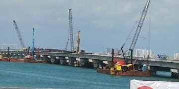 AVANCE DEL 95%: Realizan trabajos finales en Puente Nichupté