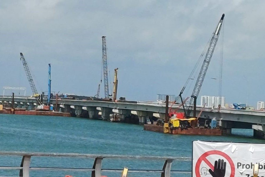 AVANCE DEL 95%: Realizan trabajos finales en Puente Nichupté 1 PUENTE2 1