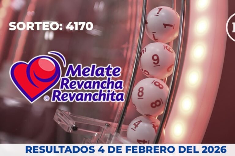Resultados del Melate 4170 y la Revancha del 4 de febrero de 2026