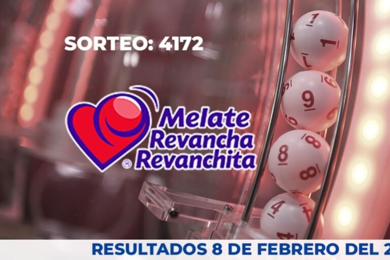 Resultados del Melate, Revancha y Revanchita 4172 del 8 de febrero 2026