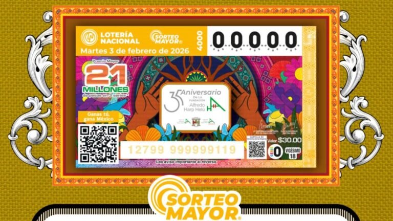 Resultados del Sorteo Mayor 4000: Ganadores del 3 de febrero de 2026