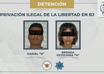 Detienen a dos personas por privación ilegal de la libertad de una mujer en hotel de Cancún
