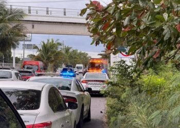 Pierde la vida motociclista en el tramo carretero Cancún–Puerto Morelos