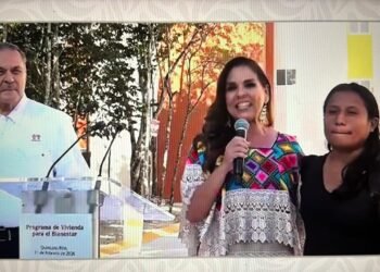 Entrega Infonavit 80 «Viviendas para el Bienestar» en fraccionamiento Paraíso Maya