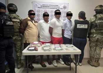 Detienen a cinco por extorsión en Costa Mujeres; dos eran guardias de seguridad 2 Detienen a cinco por extorsión en Costa Mujeres; dos eran guardias de seguridad