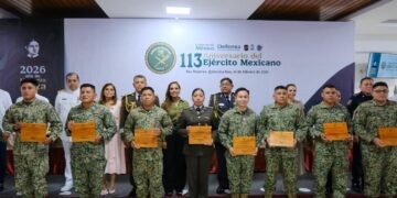 DÍA DEL EJÉRCITO: Reconoce Mara papel estratégico de las Fuerzas Armadas en QR