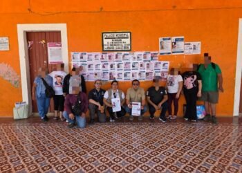 BÚSQUEDA EN CAMPECHE: Cumplen colectivos tercer día de difusión para localizar a Fernanda y Juan de Dios