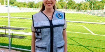 Avanza construcción de la primera cancha de fútbol 7 en la Zona Continental