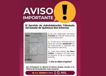 Advierte SAT sobre documento apócrifo para registro de vehículos en QR