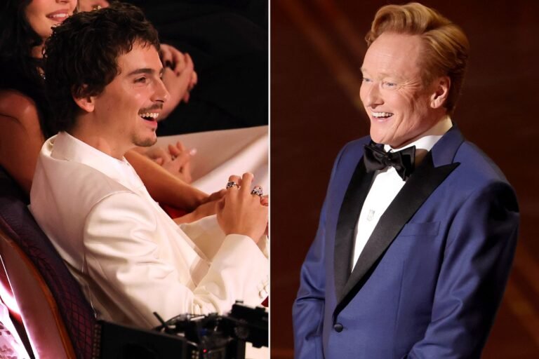 Conan O’Brien: el giro maestro que salvó la reputación de Chalamet en los Oscar