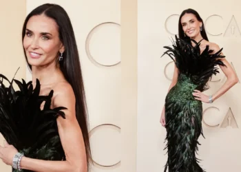 Demi Moore conquista los Oscar 2026 con un diseño disruptivo de Gucci 3 Demi Moore conquista los Oscar 2026 con un diseño disruptivo de Gucci