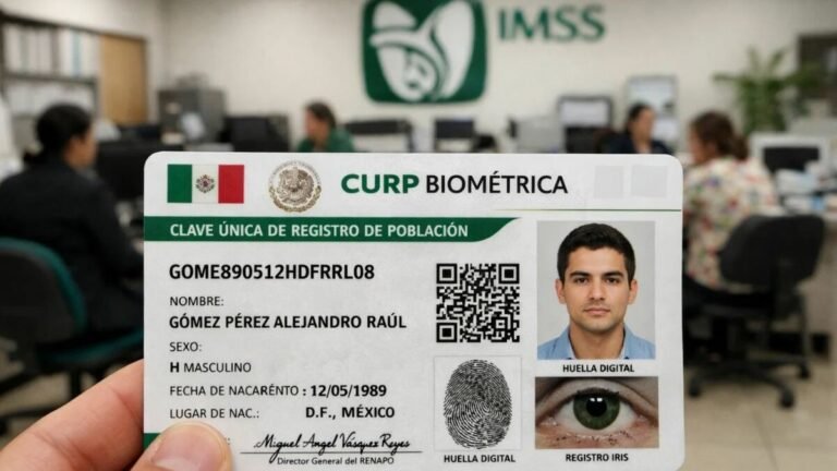IMSS: Su CURP biométrica es obligatoria desde marzo 2026. ¿Está listo?