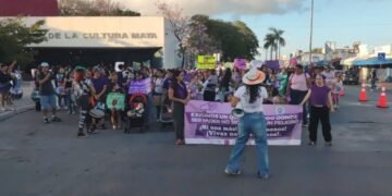 8M: Colectivos feministas toman las calles de Chetumal