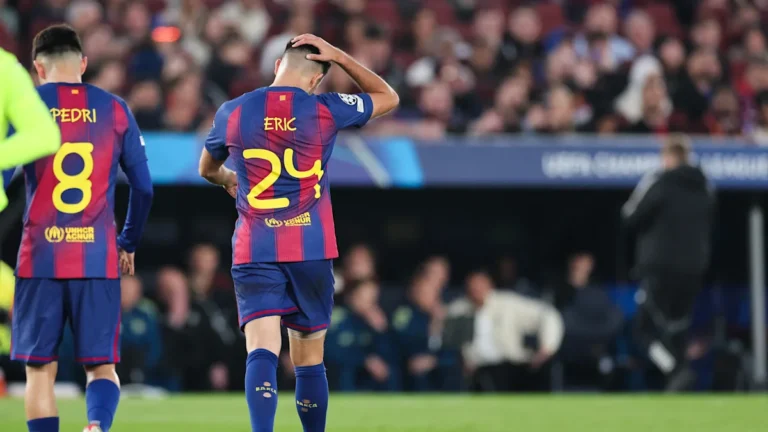 Recaída de Eric García en Montjuïc: el peaje físico de la clasificación ante el Newcastle