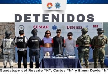 BLINDAJE CANCÚN: Detienen a trío con más de 160 dosis de droga